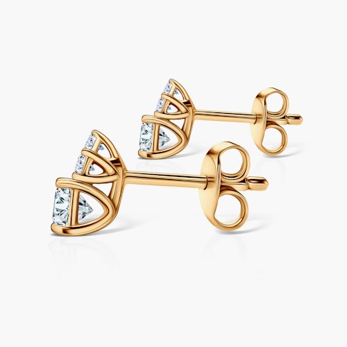 Kolczyki Fairytale: złote, diamenty laboratoryjne